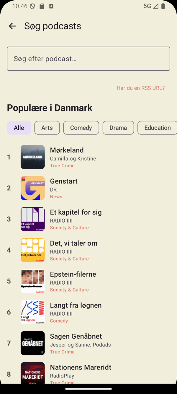 PodWise search